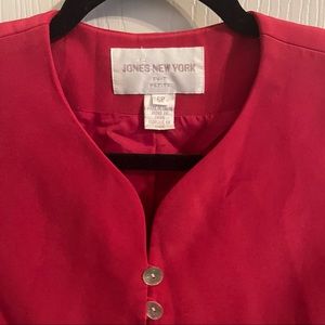 Jones of New York 100%Silk skirt set